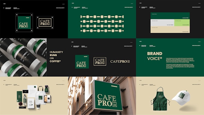 Make awesome and stand out brand visual identity for your coffee shop ...