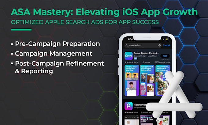 setup and optimize apple ads campaign for ios app installs