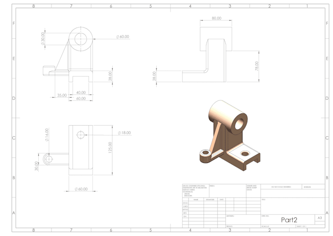 Do 3d cad modeling, mechanical design, and technical drawings for your ...