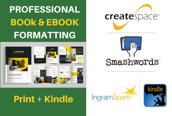 do ebook formatting and paperback for kindle