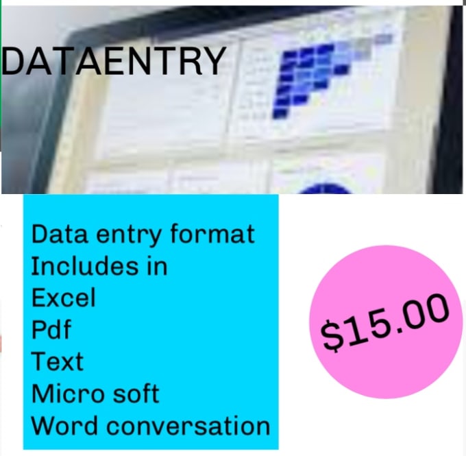 input your data correctly and neatly
