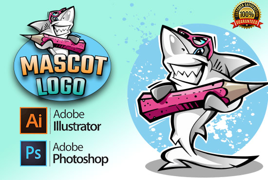 Draw Cute Mascot Cartoon Character Logo Design