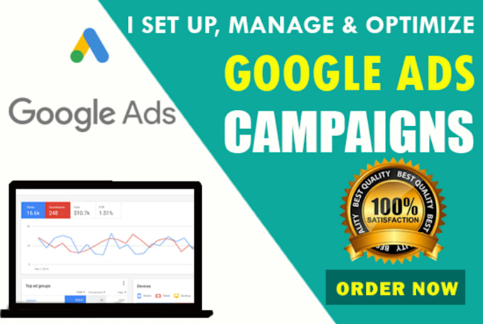 Build and optimize your google ads campaigns by Igrowthmedia | Fiverr