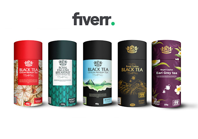 create modern luxury packaging, label design