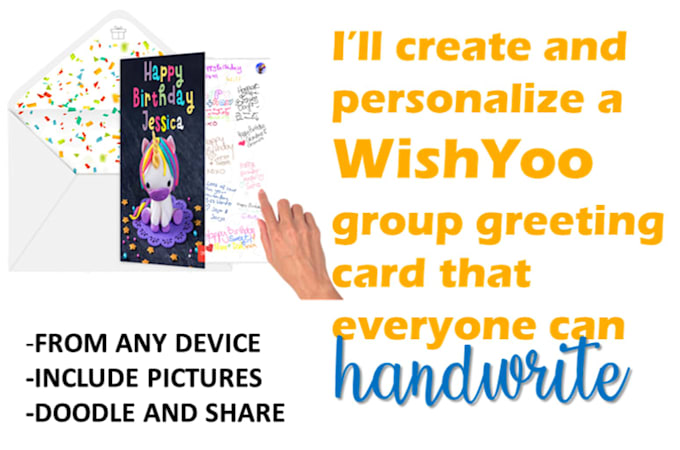 Make A Personalized Wishyoo Group Greeting Card By Emmatenembaum Fiverr