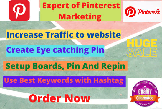 do eye catching pin as a expert of pinterest marketing