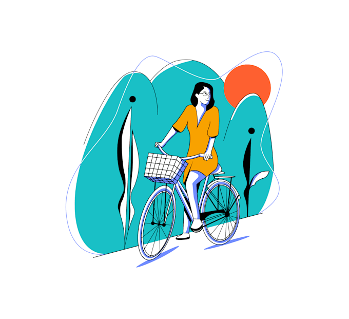 draw modern unique line art for projects and brand