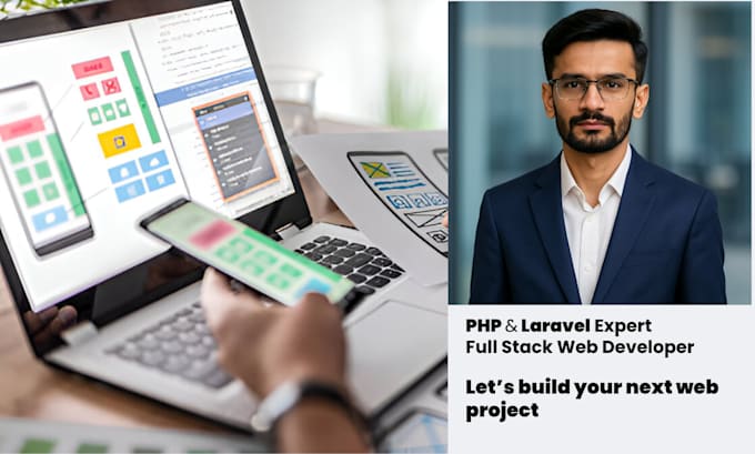design and develop sleek websites as a fullstack laravel expert