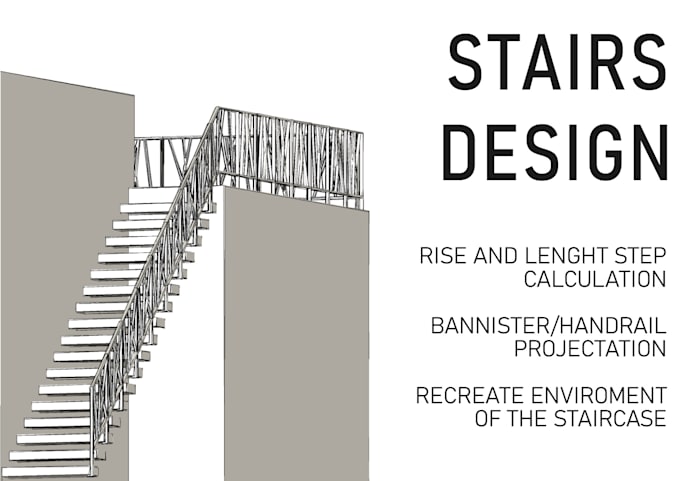 design, create the stairs, staircase that you have in mind