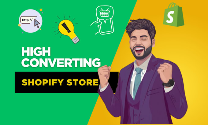build shopify store, design redesign copy ecommerce website, dropshipping store