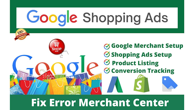 Fix Or Setup Google Shopping Ads And Product Listing On Gmc By Dm Rakib Fiverr