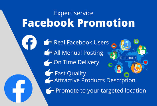 do facebook promotion and create fb business page or fan page