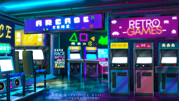 make background for visual novel, vtuber and game