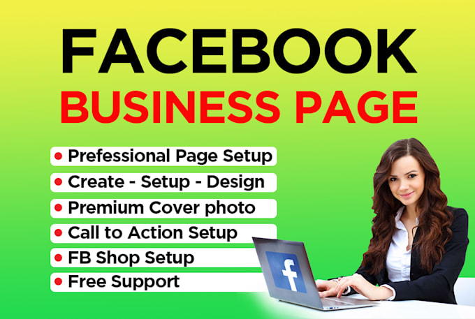 design and facebook business page creation and setup