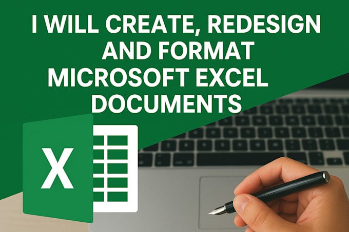 create, redesign, and format microsoft excel documents