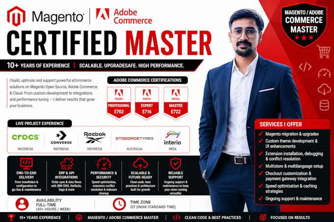 create a magento extension, customization, bug fixing on magento store