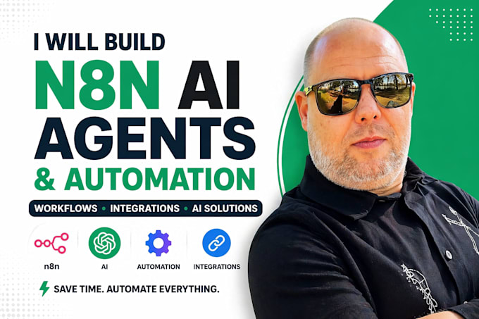 build n8n ai agent, workflow automation, integrations, and custom ai systems