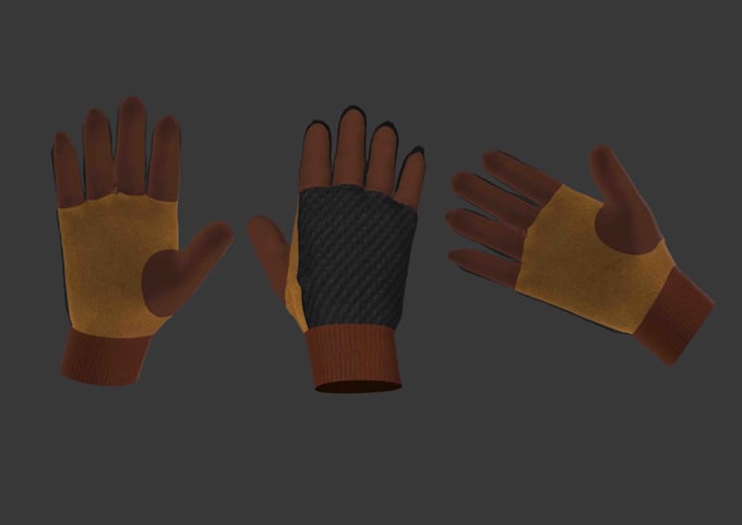 do 3d gloves design with tech pack