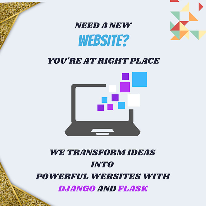 professionally fix and develop websites using django and flask