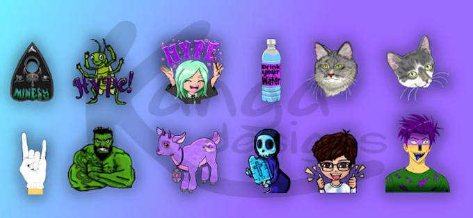 make custom emotes for streamers
