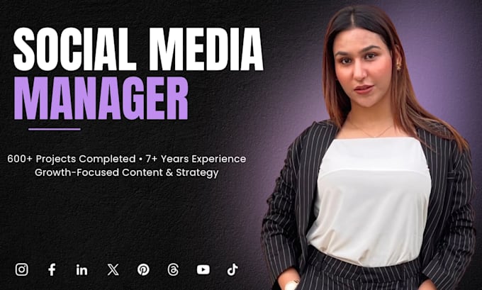 be your social media manager, content creator and strategist