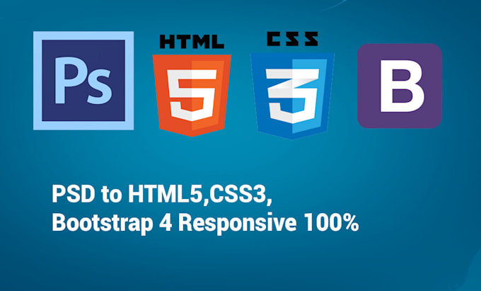 Convert psd to html css and bootstraps by Asifjaved88 | Fiverr