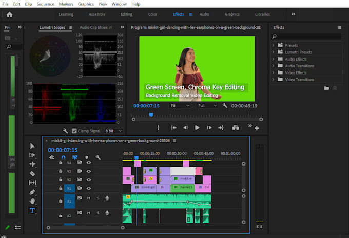 Remove green screen background in your video by Ash_veditor | Fiverr