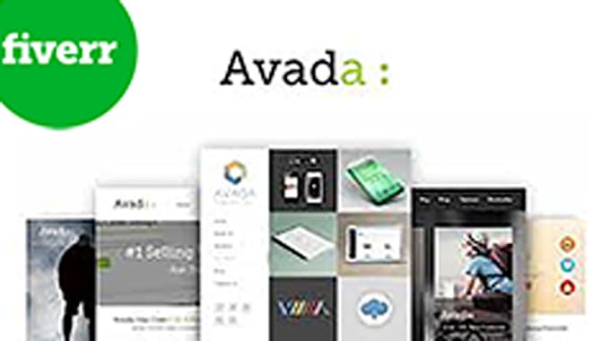 create and customization a complete website in avada wordpress theme