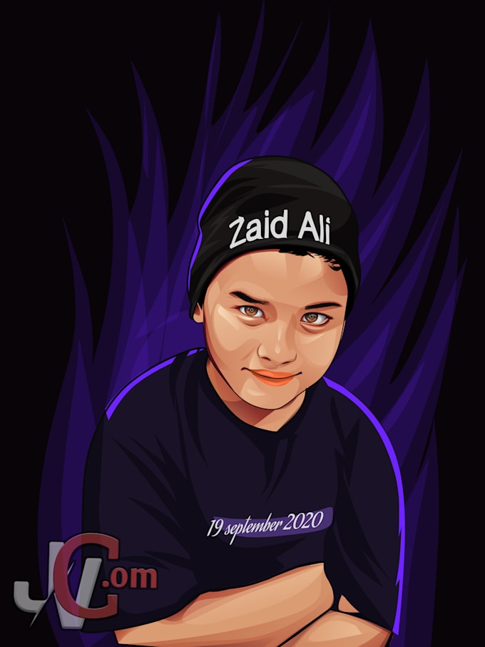 make vector potrait from your photos in 24 hours