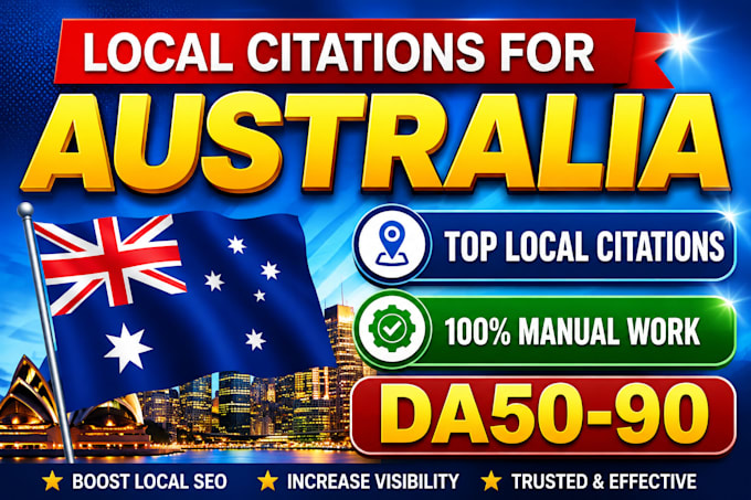 do 300 high quality australia local citations