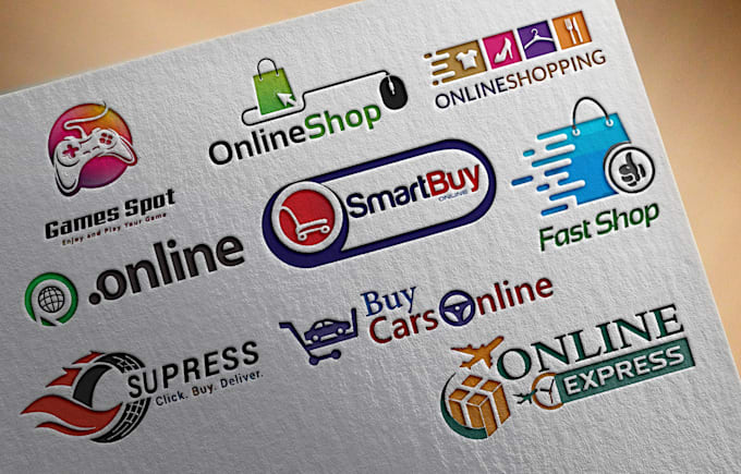 design ecommerce online store logo for shopify website