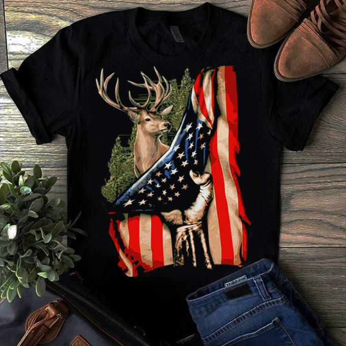 Do hunting, fishing and camping t shirt design for you by Shibly_786