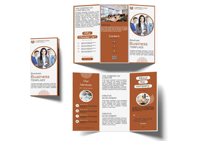 do brochure design, bifold or trifold brochure