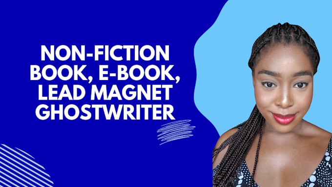 research, ghostwrite and edit your nonfiction book