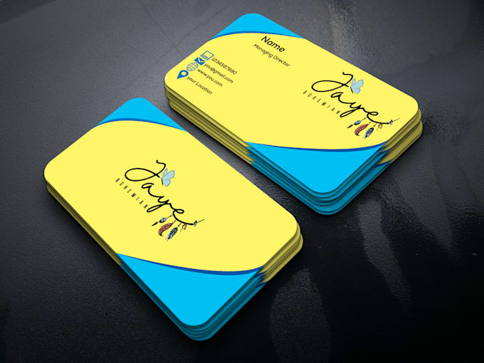 creat luxury business card