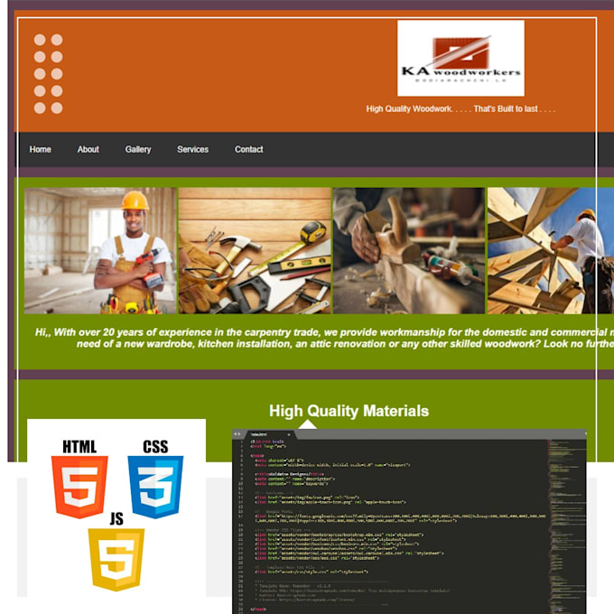 Do any html css java script assignments and projects by Slhsjmini | Fiverr