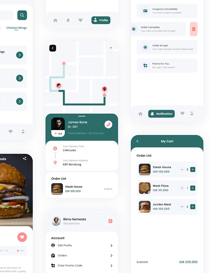Do ui ux design for you by Cutiegirlll | Fiverr