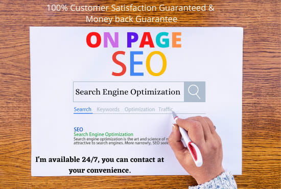 do on page SEO and technical optimization to boost your website
