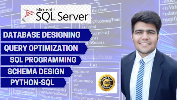 design database, sql queries on sql server , mysql