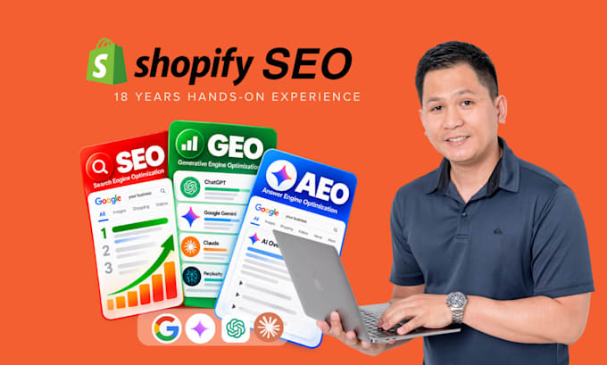 do shopify SEO, GEO, and aeo services