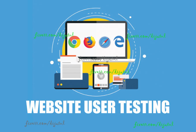 test your website to find problems with users experience