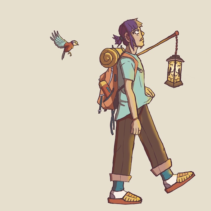 draw cartoon style characters or people