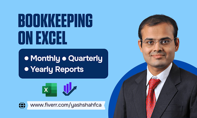 do monthly, quarterly or yearly bookkeeping on excel