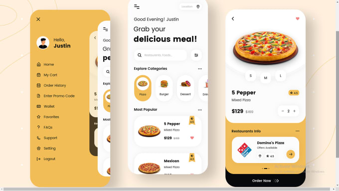 make custom ai restaurant app, food app, delivery app