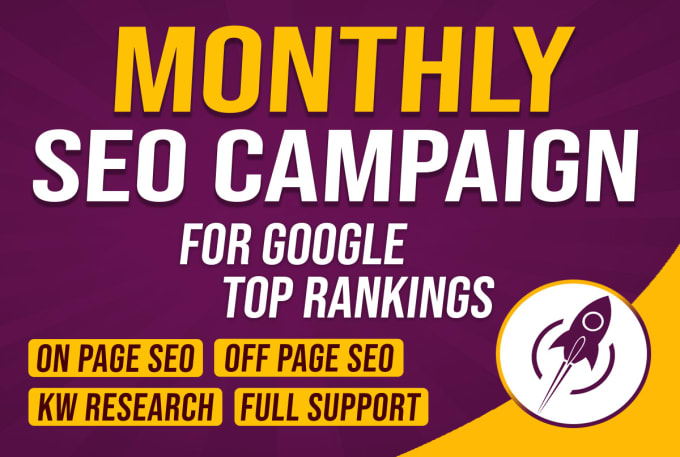 monthly seo services rates