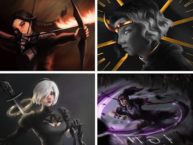 draw a character illustration for you