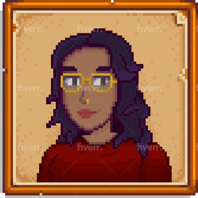 Draw you a custom stardew valley character portrait by Toronik Fiverr
