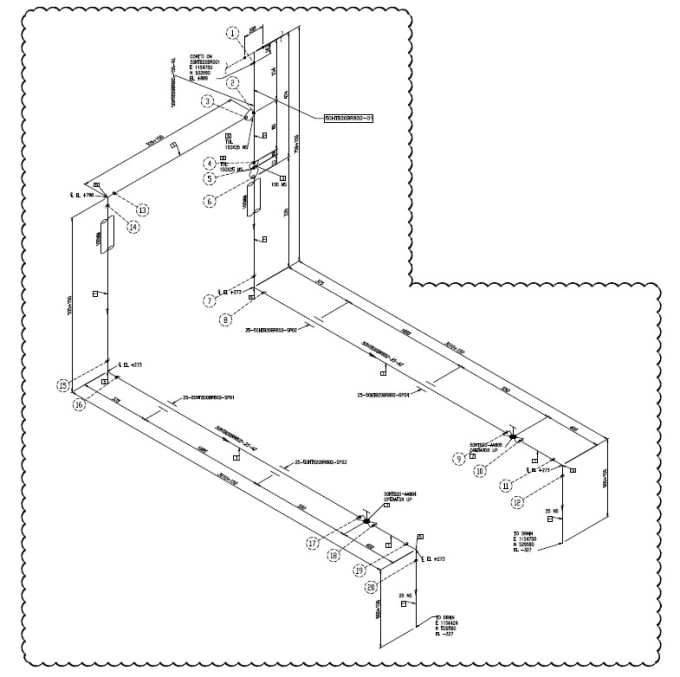 create piping isometric drawing