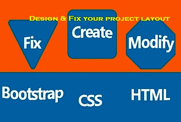 Build design or fix any html, css and bootstrap task by Imransoft | Fiverr