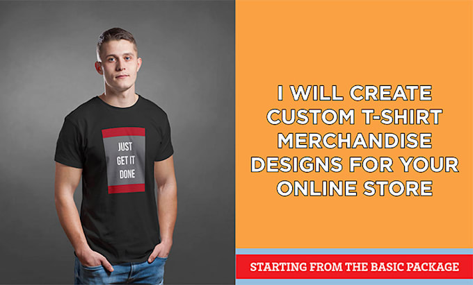 create custom tshirt and merchandise for your online store